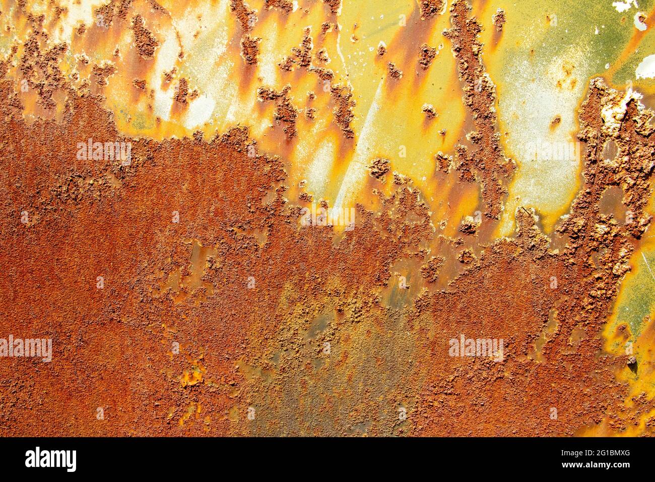 Grunge rusty orange brown abstract texture. Stock Photo