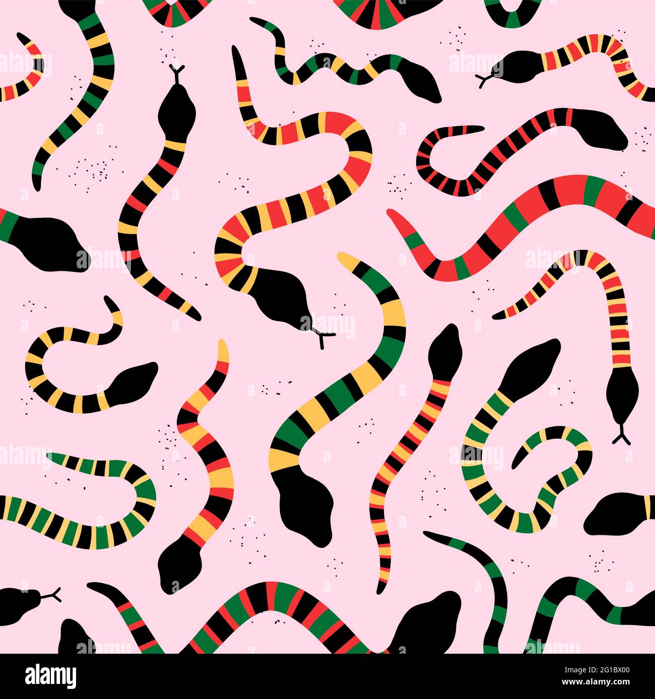 Colourful snakes Stock Vector Images - Alamy