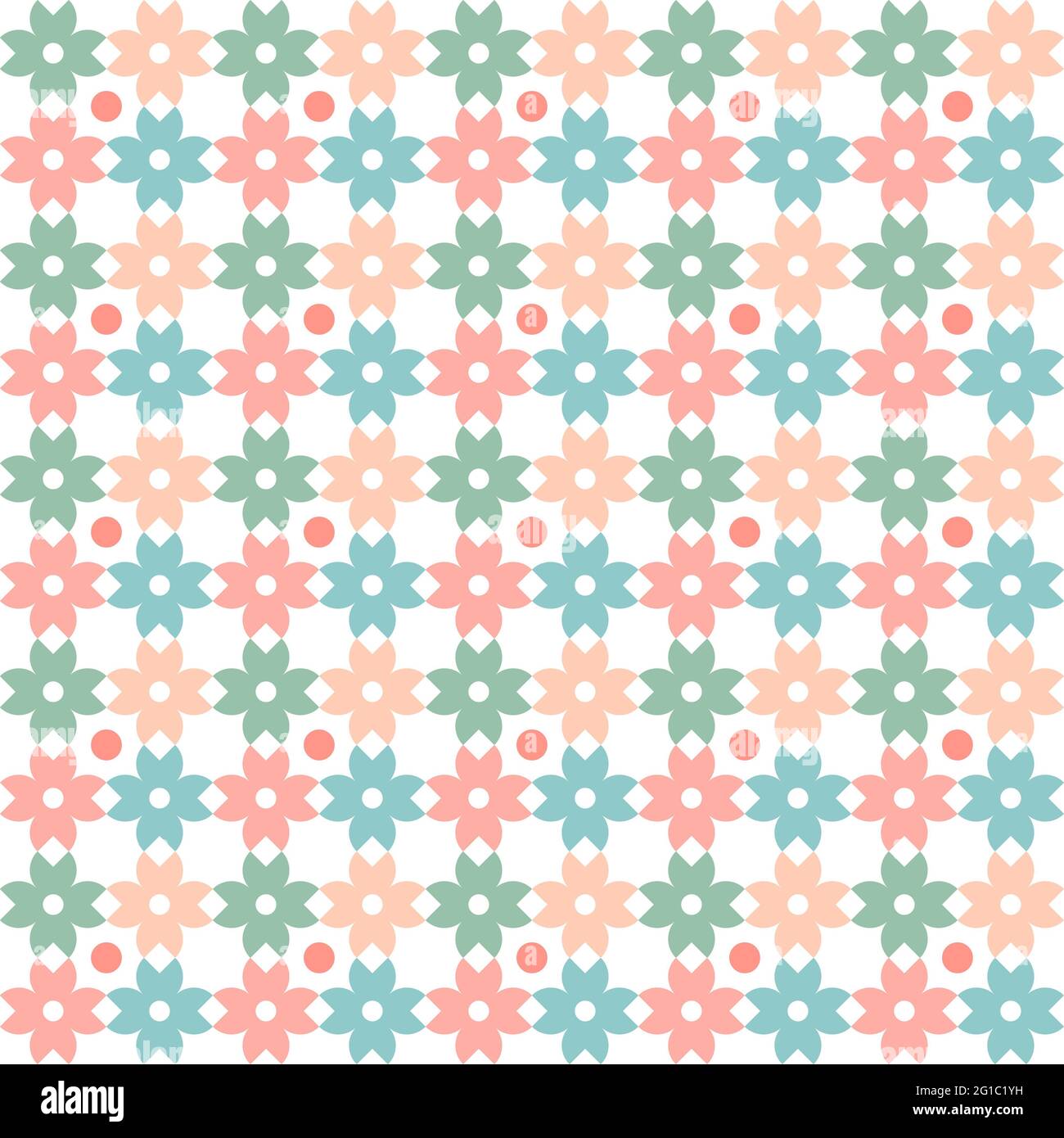 flower abstract pastel seamless background, Endless texture can be used for wallpaper, pattern fills, tilling, surface textures, gifts wrapping, fabri Stock Photo