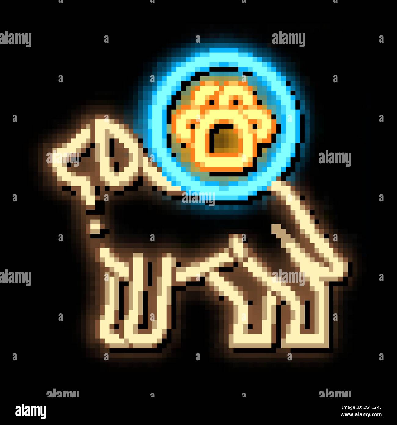 Neon reindeer Stock Vector Images - Alamy