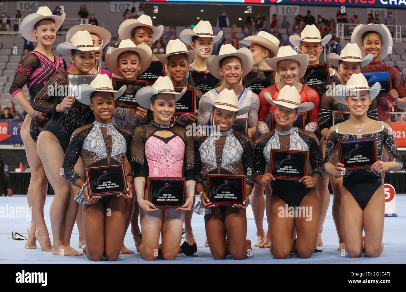 June 6 21 The 21 Senior Women S Us National Team Is Presented Following The Senior Women S 21 U S Gymnastics Championships At Dickies Arena In Fort Worth Tx Kyle Okita Photo By Kyle Okita Csm Sipa June 6 21 The 21 Senior Women S Us National Team Is Presented Following The Senior Women S 21 U S Gymnastics Championships At Dickies Arena In Fort Worth Tx Kyle Okita Photo By Kyle Okita Csm Sipa