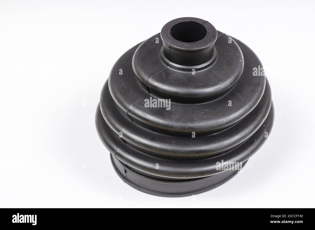 Black Rubber Drive Shaft Cover On White Background New Drive Shaft Boot Spare Parts Consumables Stock Photo Alamy