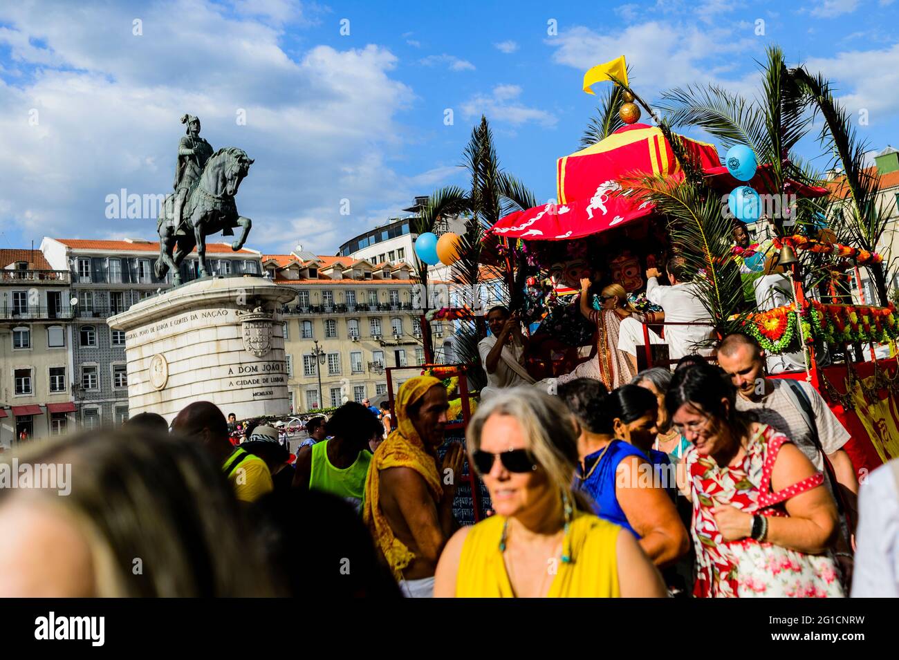 Ratha Yatra Festival (Lisbon) Stock Photo