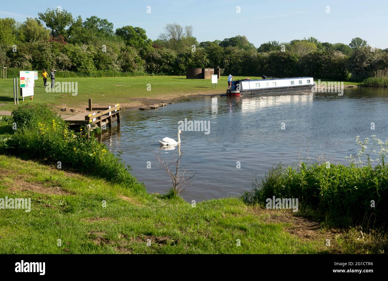 The River Avon near the Warwick Road car park, StratforduponAvon