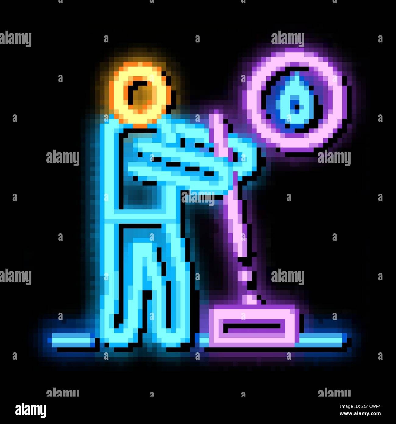 Human Washing neon glow icon illustration Stock Vector Image & Art - Alamy