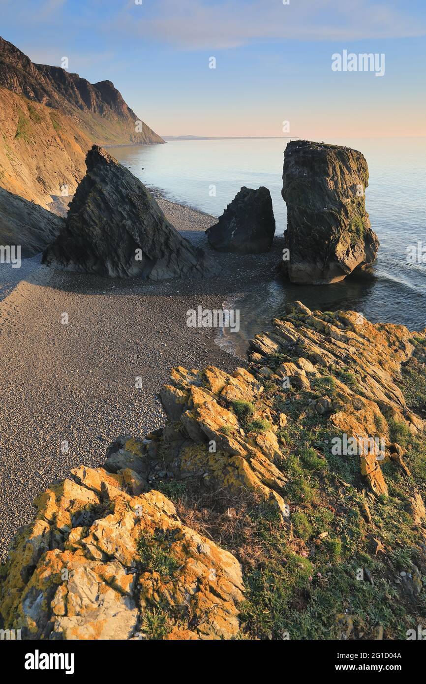 Trefor Rocks Sea Stacks and rocks near to Trefor, on the Llŷn Peninsula, North Wales ...