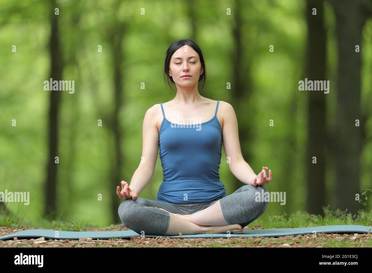 Premium Photo  Young asian beautiful woman practicing yoga and