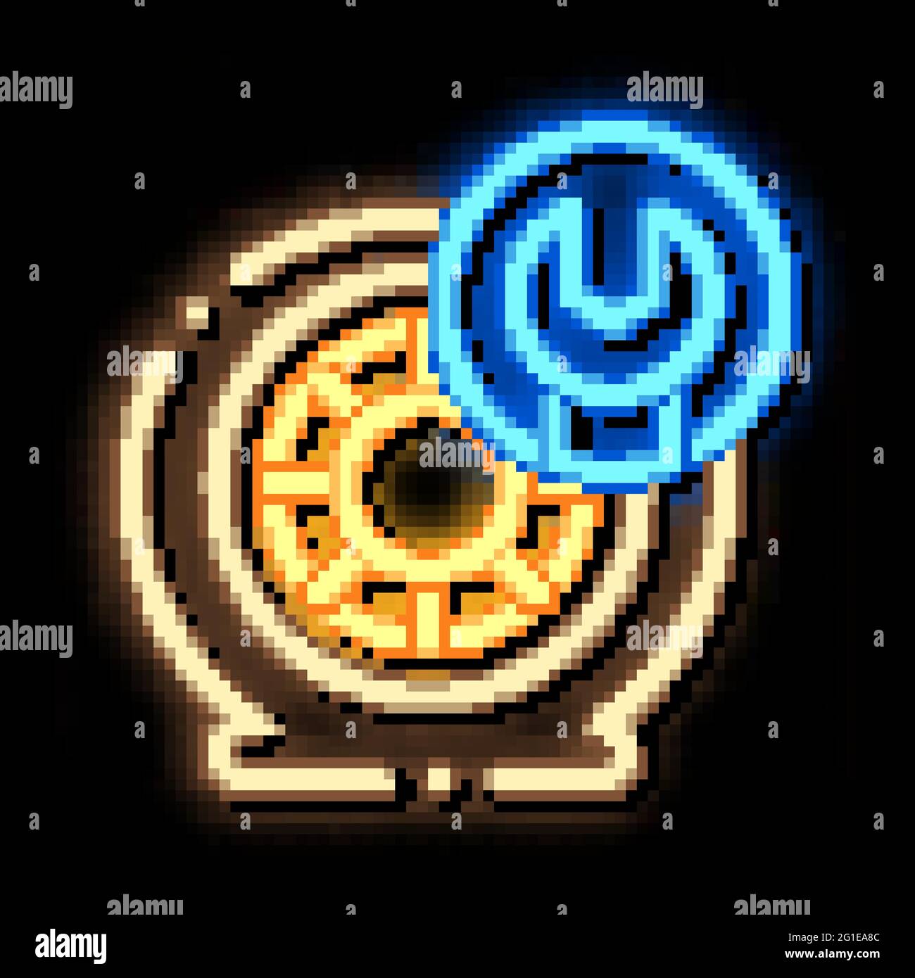 Wheel Repair neon glow icon illustration Stock Vector Image & Art - Alamy