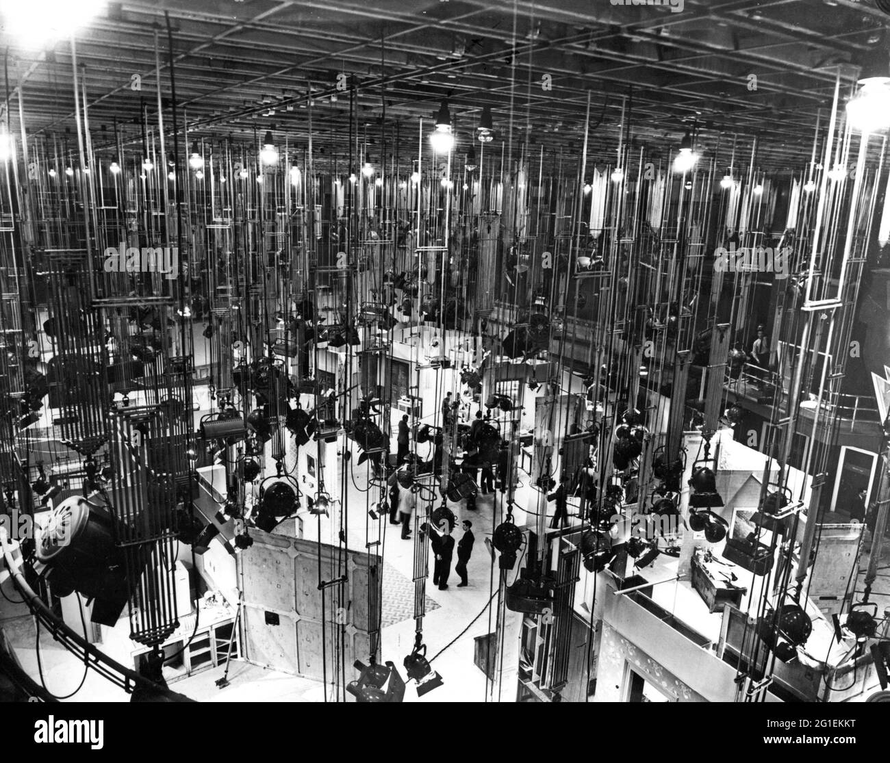 broadcast, television, television studio, Elstree Studios, Associated Television, interior view, ADDITIONAL-RIGHTS-CLEARANCE-INFO-NOT-AVAILABLE Stock Photo