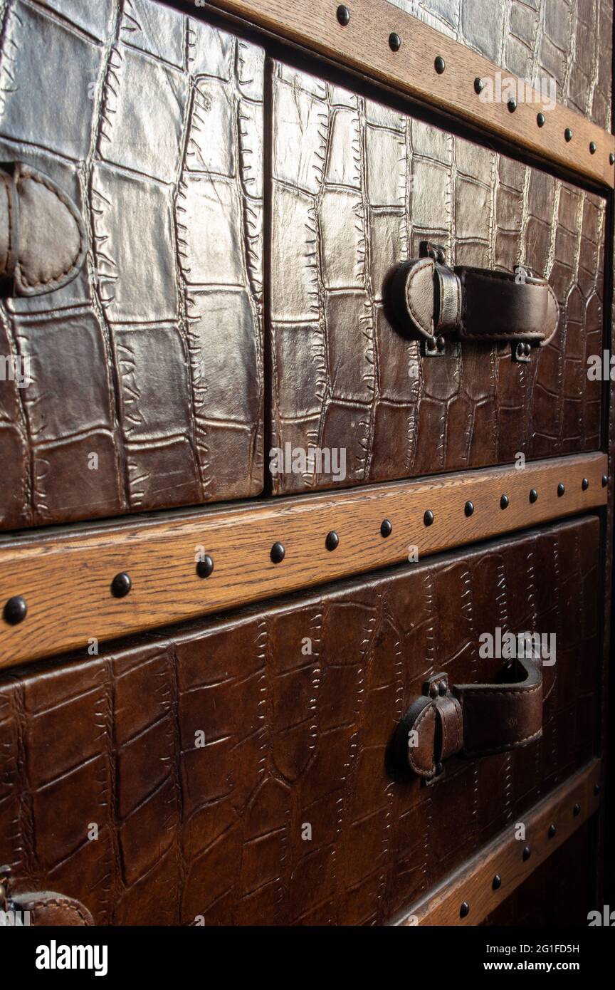 Embossed leather hires stock photography and images Alamy