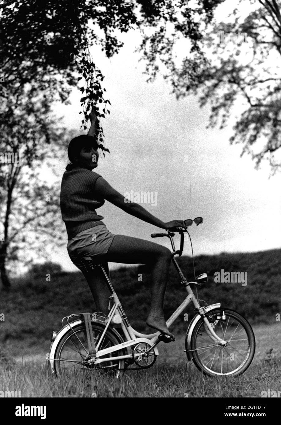 folding bike, Germany, summer 1968 