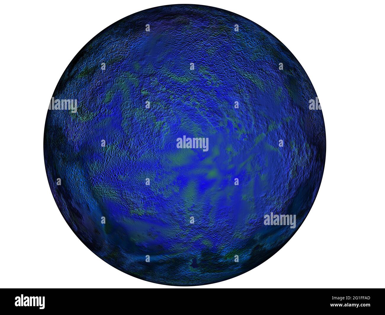 High resolution illustration of Neptune. Neptune is the eighth and farthestknown Solar