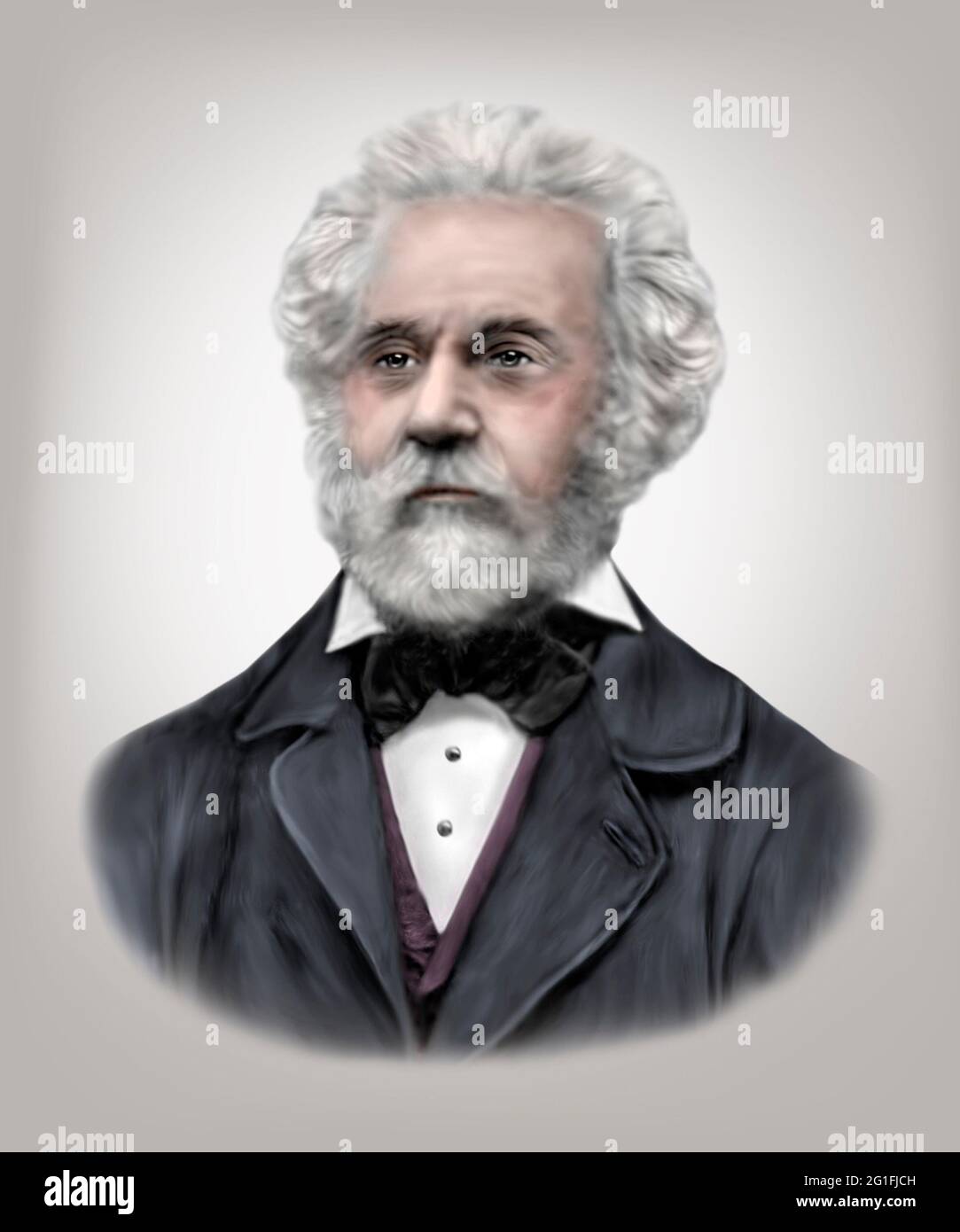 Camille Flammarion 1842-1925 French Author Astronomer Stock Photo