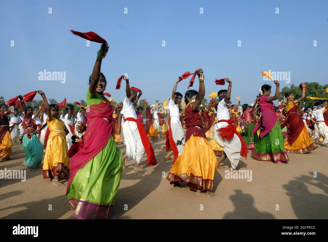 Eine Feier in Coimbatore, Tamil Nadu, Indien Stock Photo