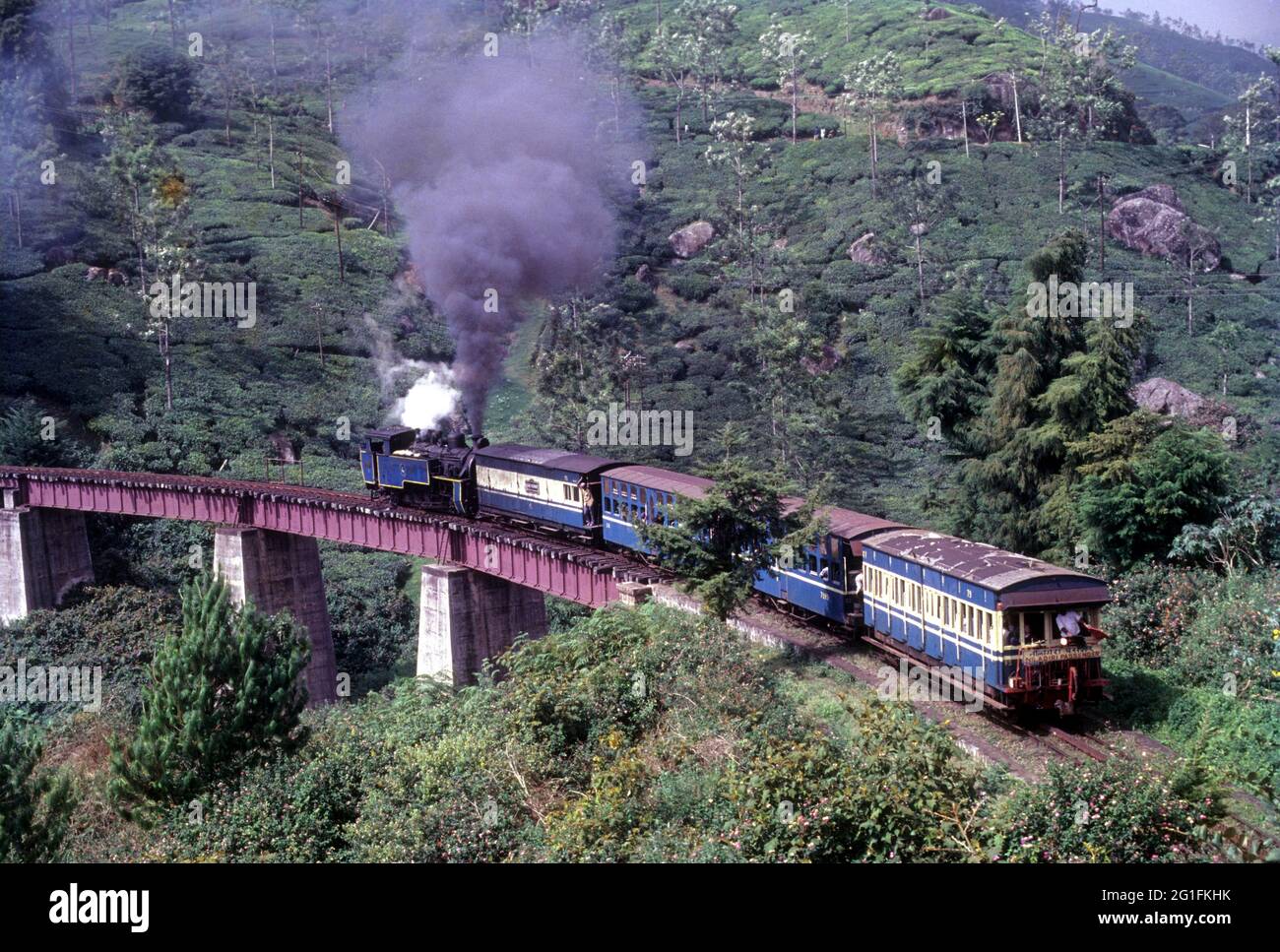 The Nilgiri Mountain Railway, Tamil Nadu, India Stock Photo