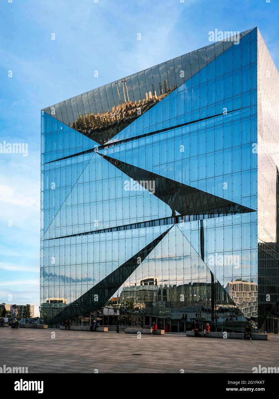 Cube berlin office building at Washingtonplatz, Berlin, architectural