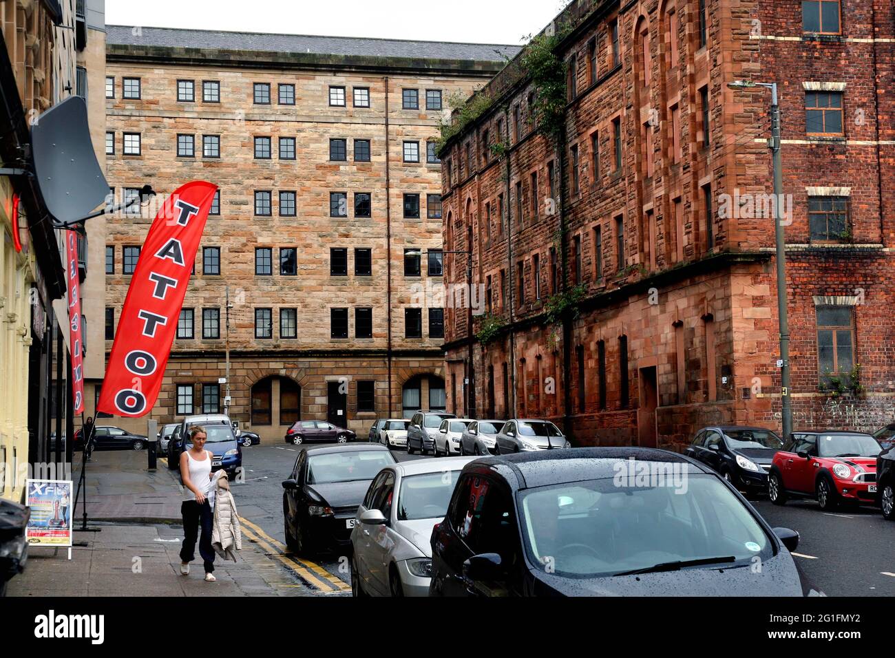 East End, The Barras, Warehouses, Glasgow, Scotland, United Kingdom Stock Photo