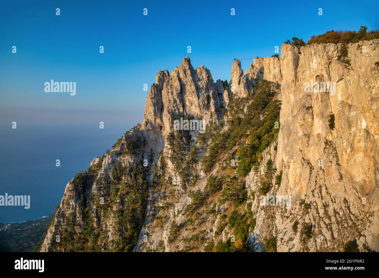 Ai-Petri Mountain, Alupka, Koreiz, Crimea, Russia Stock Photo