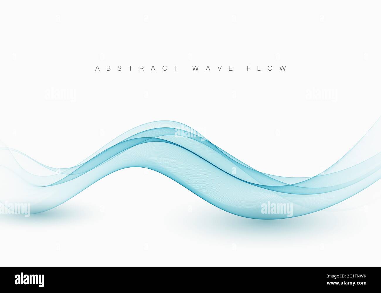 Abstract blue wave vector background Blue wave flow background Stock ...