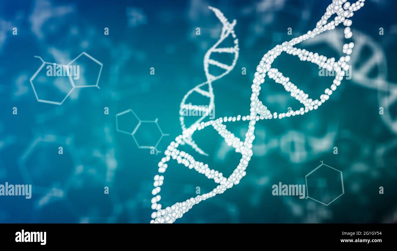 Human dna illustration hi-res stock photography and images - Alamy
