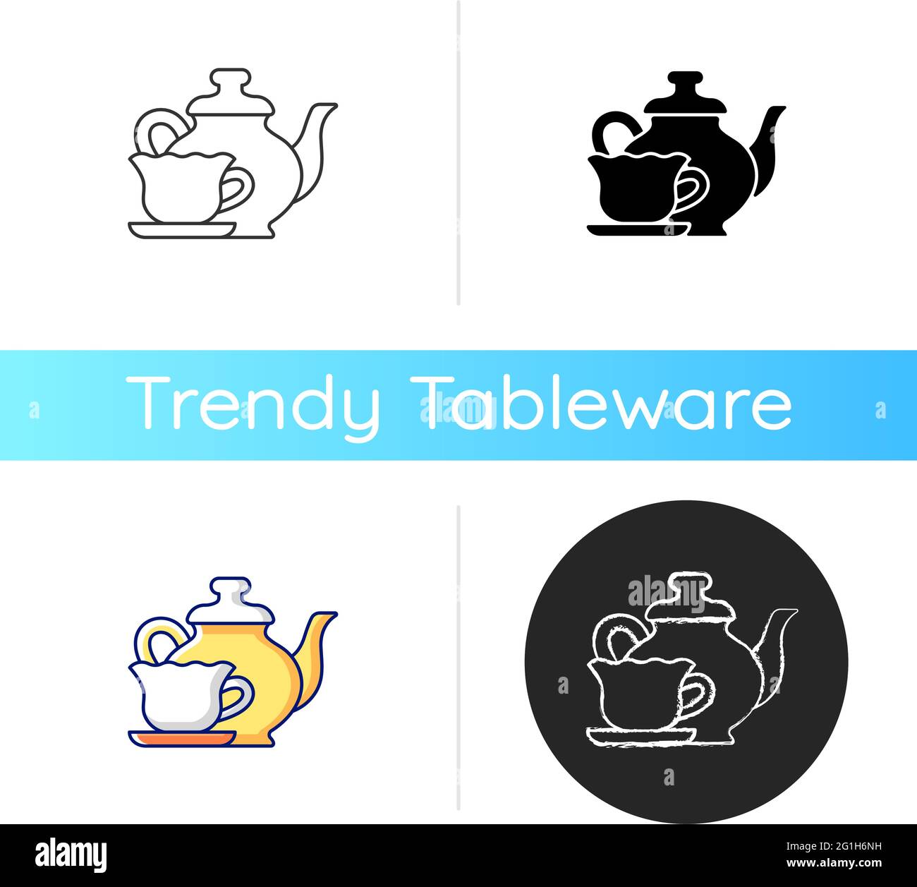 Vintage style tableware icon Stock Vector Image & Art - Alamy