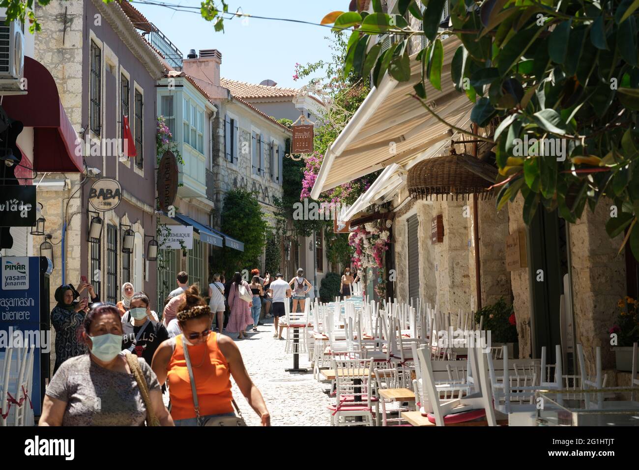 cesme town in izmir city high resolution stock photography and images alamy