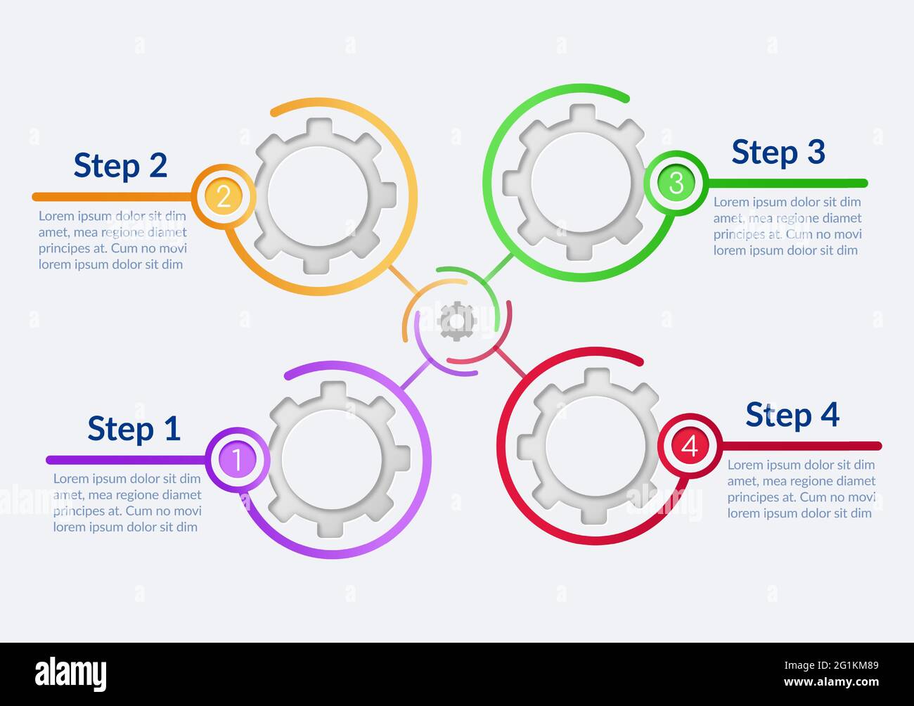 Goods producing vector infographic template Stock Vector Image & Art