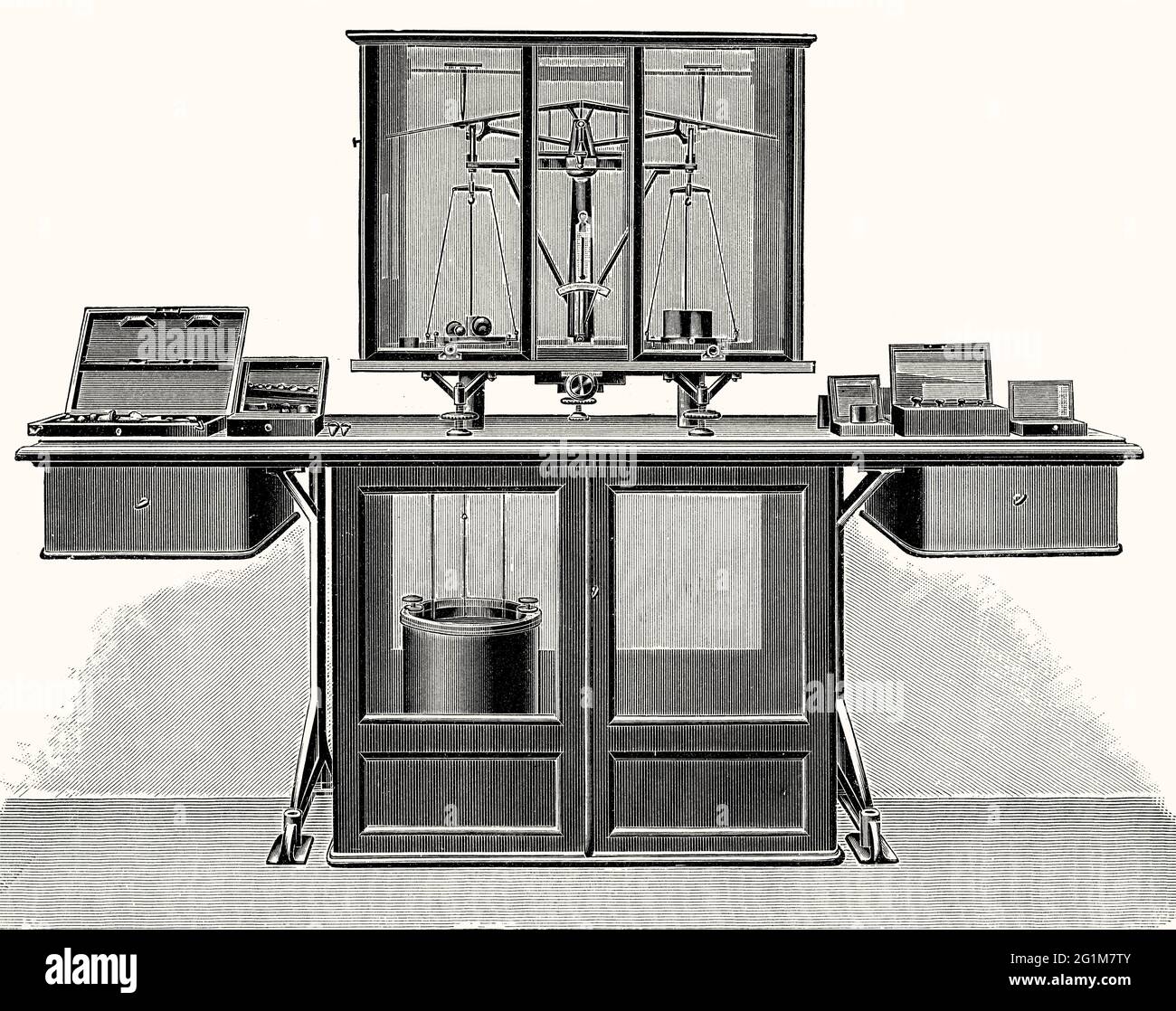 A typical representation of a balance scale holding 5 pounds on the left  and 3- and 2-pound weights on the right showing 3+2=5, vintage line drawing  o Stock Vector Image & Art - Alamy