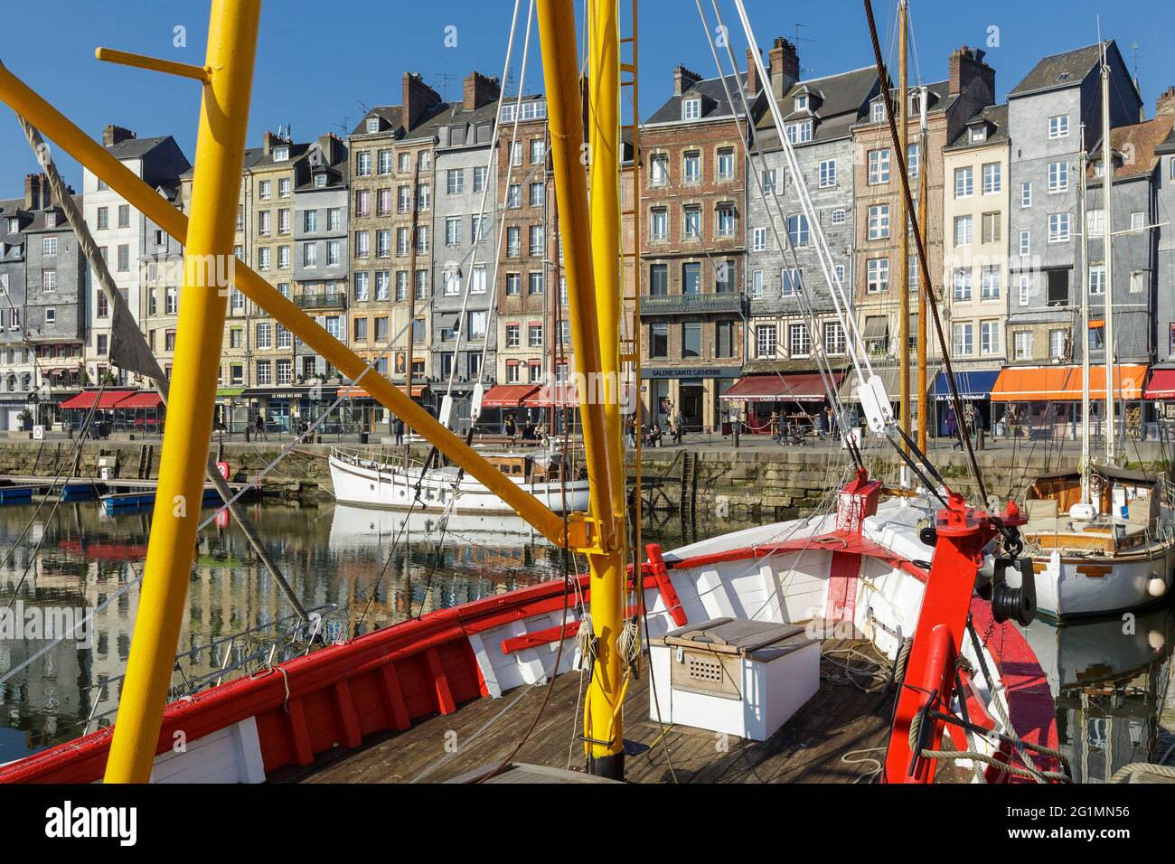 France, Calvados, Seine estuary, Pays d'Auge, Honfleur, 17th century ...