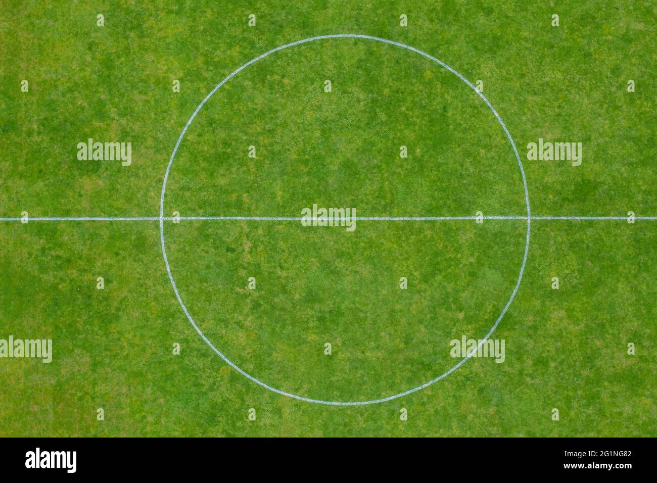 Football pitch aerial centre circle hires stock photography and images