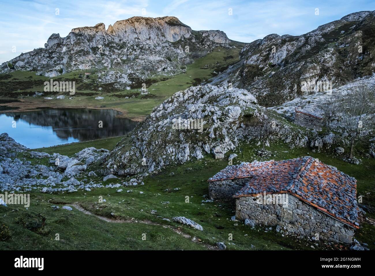 Spain, Asturias, Cangas de Onis, Picos de Europa National Park, Ercina