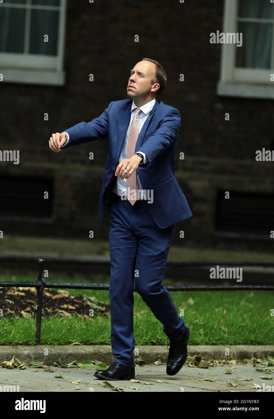 London, England, UK. 7th June, 2021. Secretary of State for Health and Social Care MATT HANCOCK is seen arriving at Downing Street. Credit: Tayfun Salci/ZUMA Wire/Alamy Live News Stock Photo