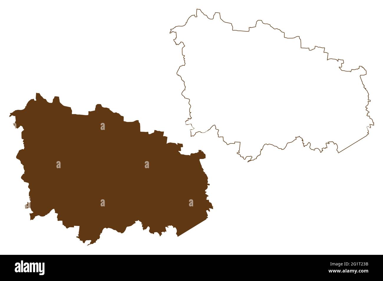Wittenberg district (Federal Republic of Germany, rural district, Free