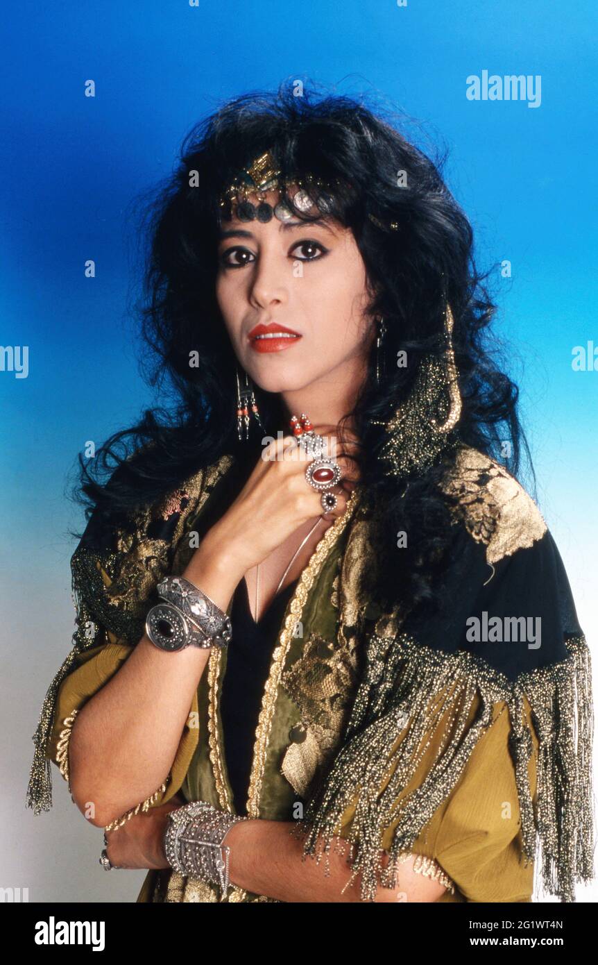 ARD Wunschkonzert, Musiksendereihe, Deutschland, Sendung vom 9. Juli 1990, Gaststar: Sängerin Ofra Haza Stock Photo