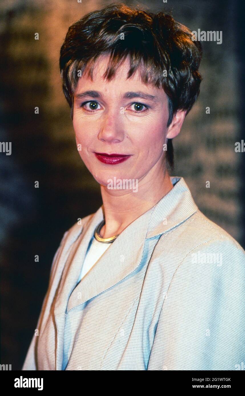 Stern TV, Fernsehmagazin, Deutschland seit 1990, Sendung vom 17. Mai 1995, Talkgast: Amelie Fried Stock Photo