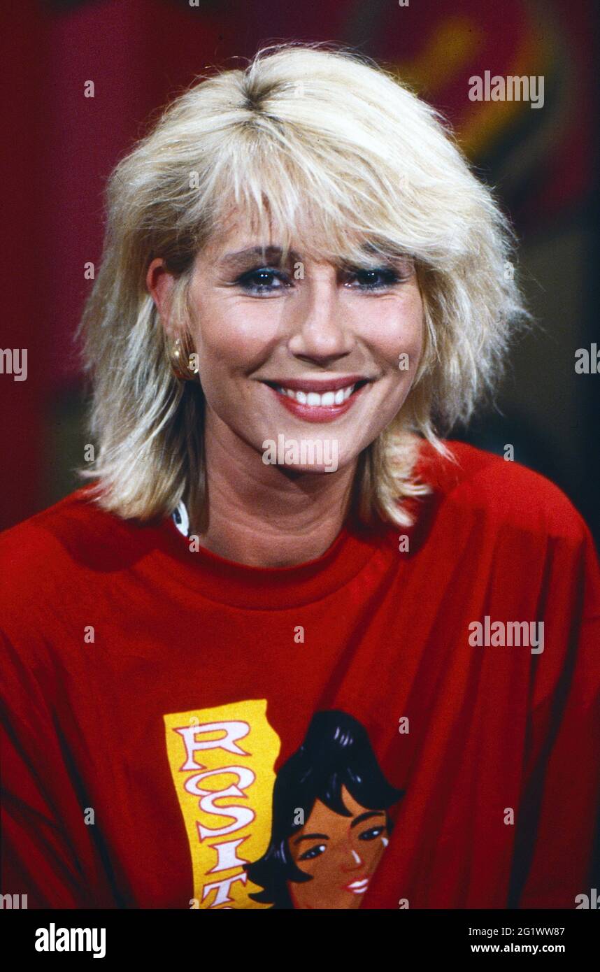 Stimmt's?, Fernsehshow, Deutschland 1988 - 1990, Gaststar: Susi Müller Stock Photo