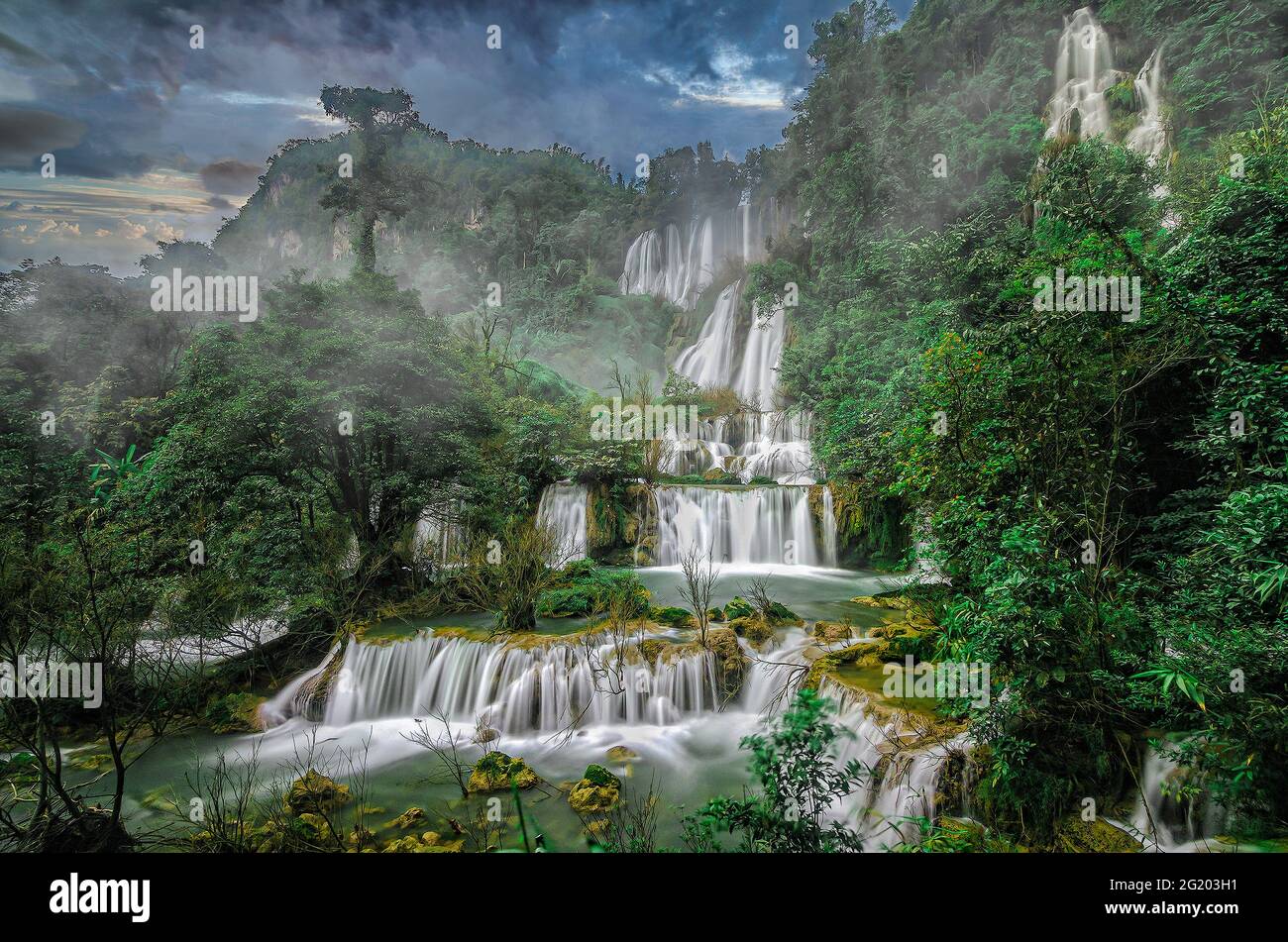 Thailand Waterfall Stock Photo