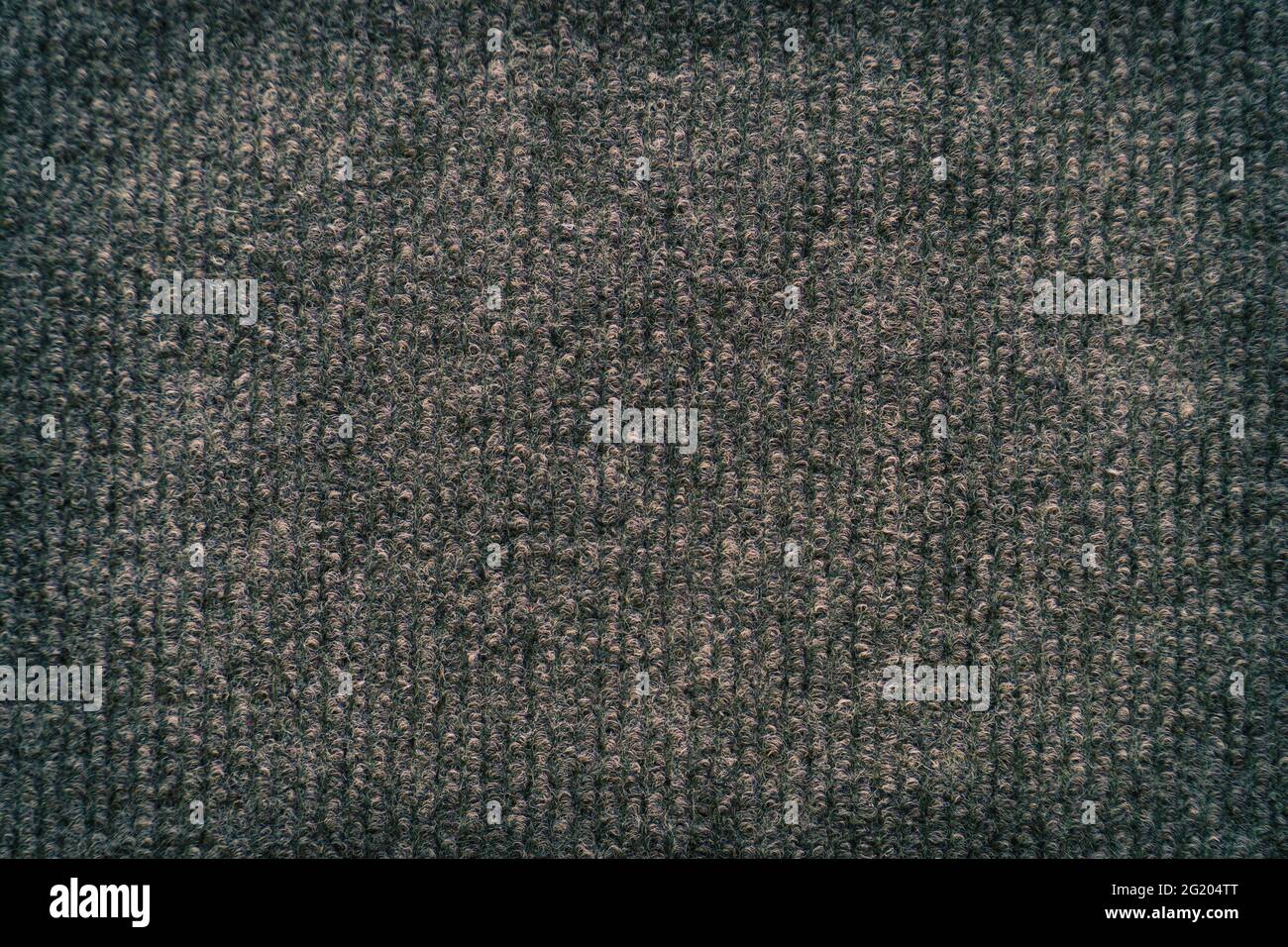 Gray synthetic wool carpet for background and design Stock Photo