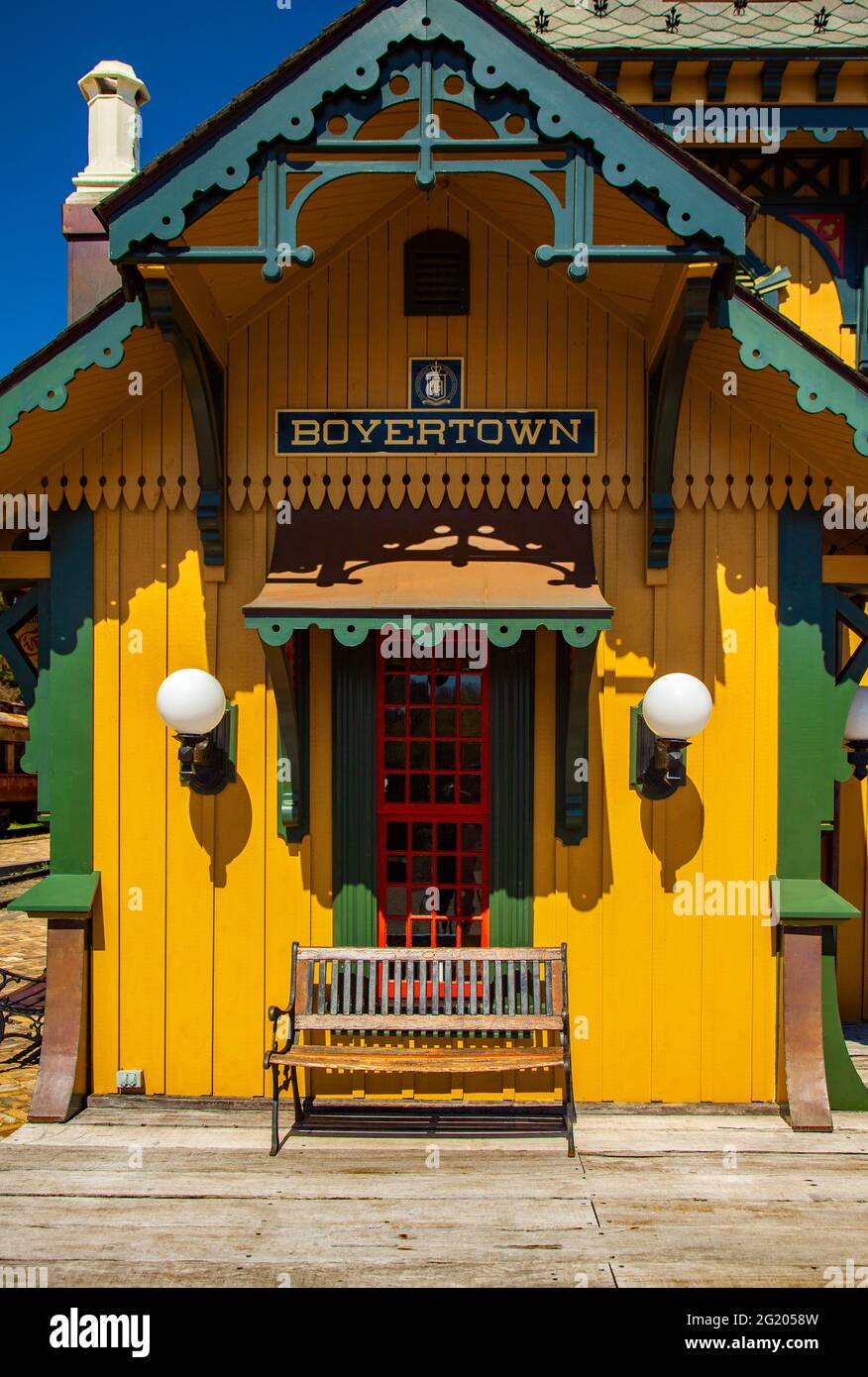 Colebrookdale Railroad Company Train Station in Boyertown, Pennsylvania