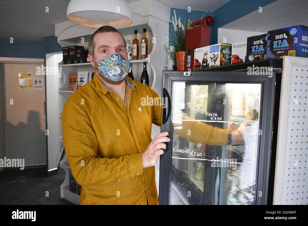 Bantry, West Cork, Ireland. 7th June, 2021. Many restaurants and bars