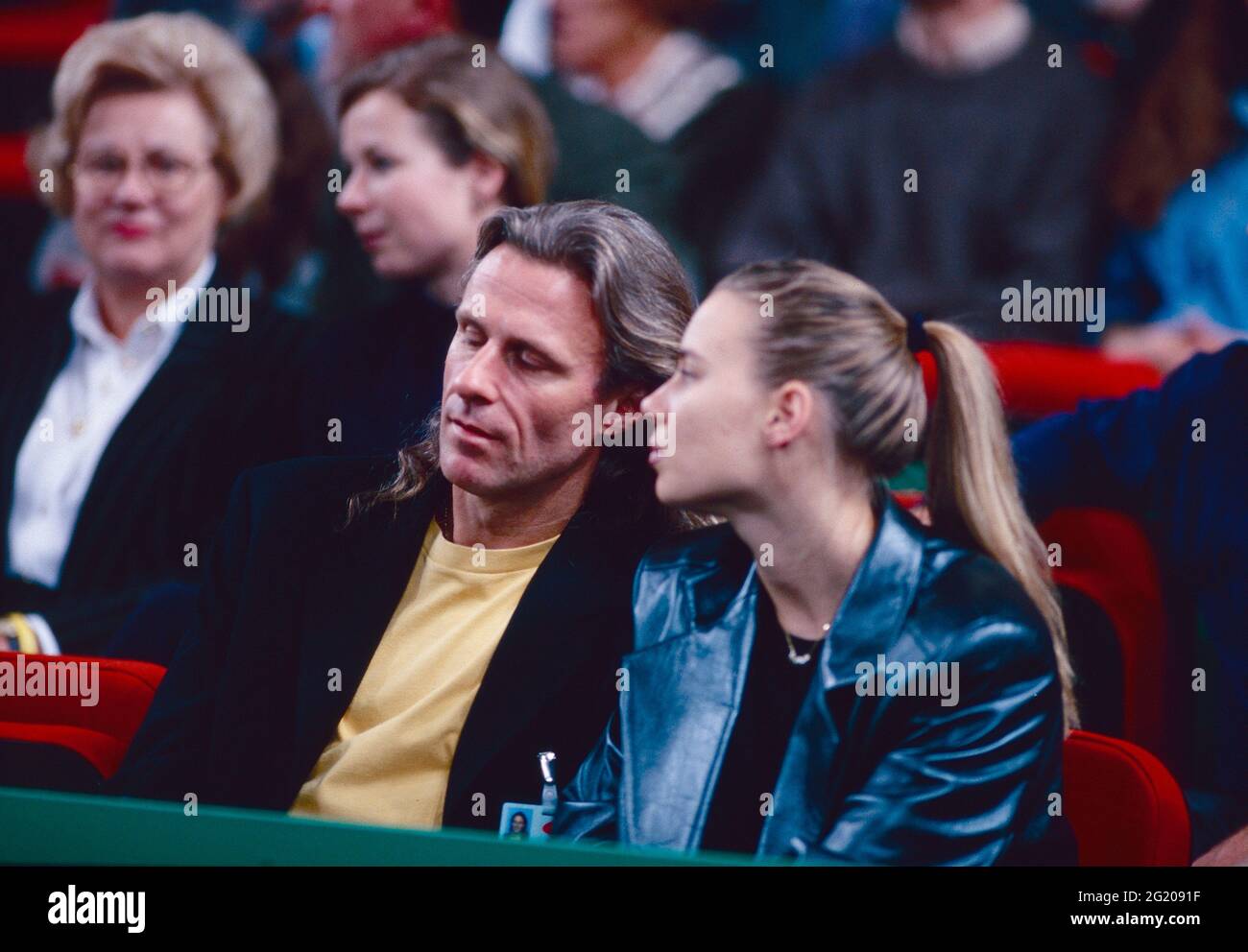 Swedish tennis player Bjorn Borg Jannike Bjorling, 1980s Stock Photo Alamy