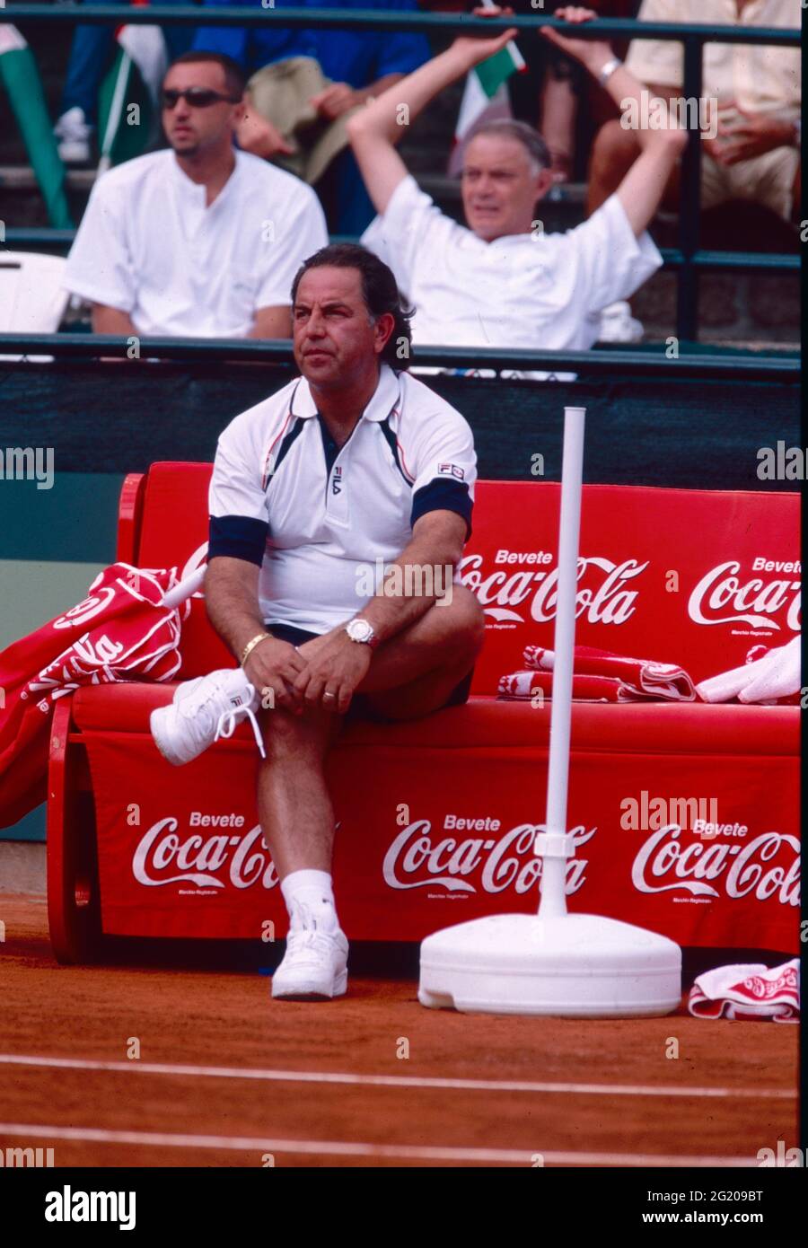 Italian former tennis player and national coach Paolo Bertolucci, 1990s  Stock Photo - Alamy