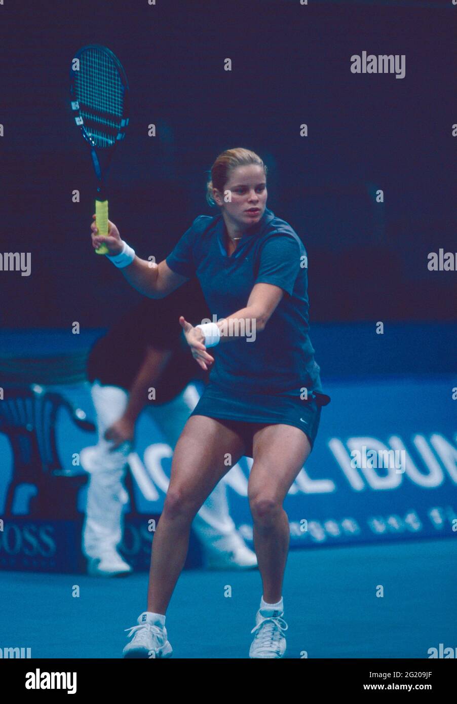 Belgian tennis player Kim Clijsters, 2001 Stock Photo