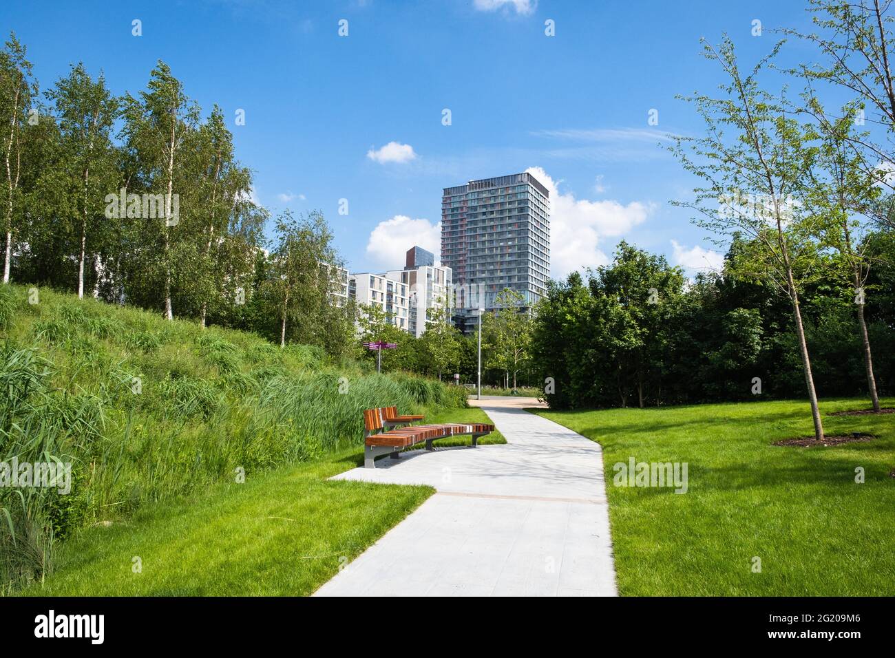 London, UK June 2021 London Blossom Garden Covid19 living memorial