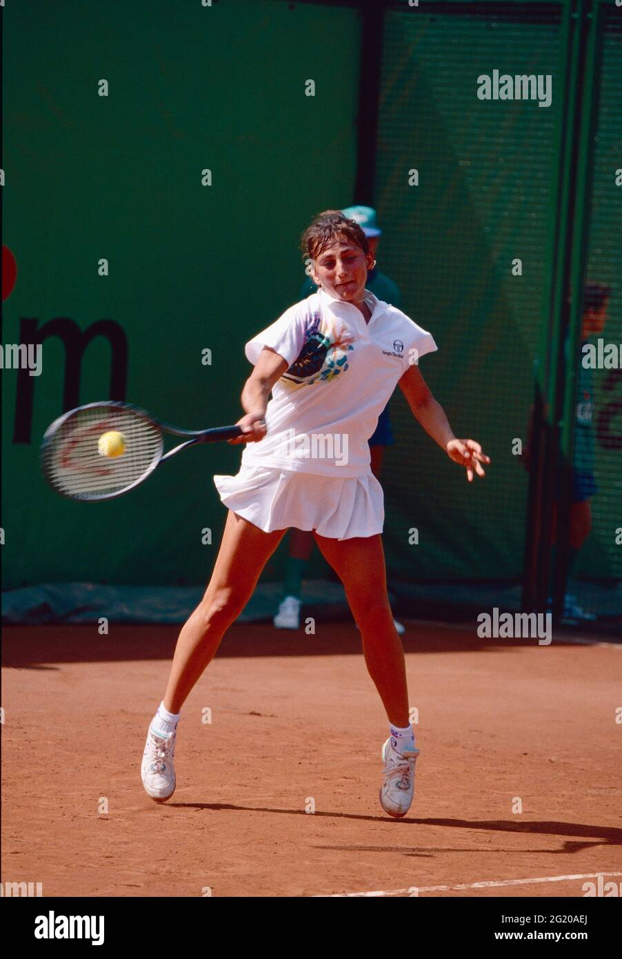 Italian tennis player Flora Perfetti, Italian Open 1992 Stock Photo Alamy