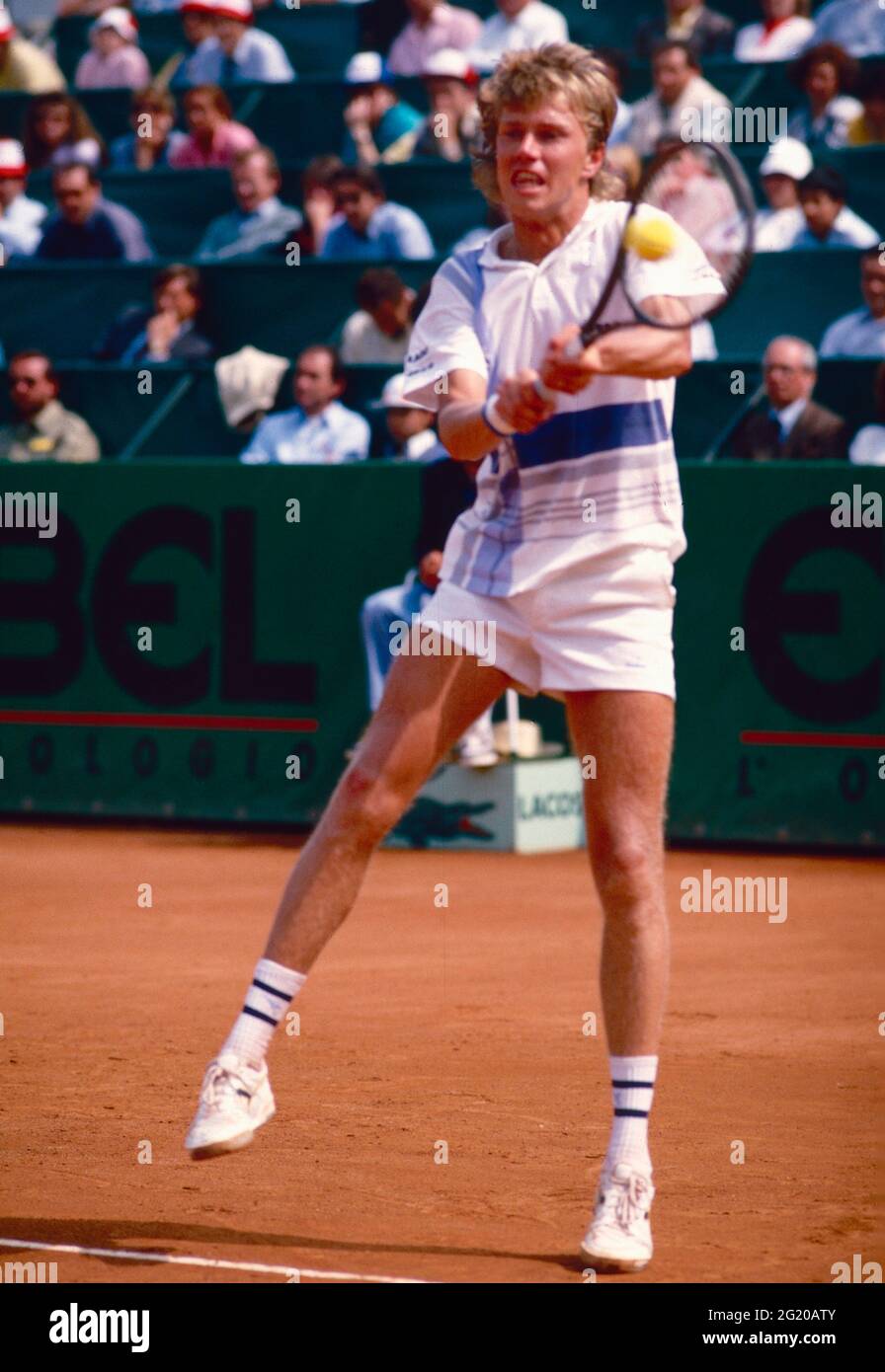 Swedish tennis player Joakim Nystrom, 1990s Stock Photo