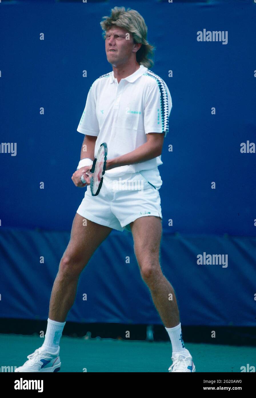 Swedish tennis player Joakim Nystrom, 1990s Stock Photo - Alamy