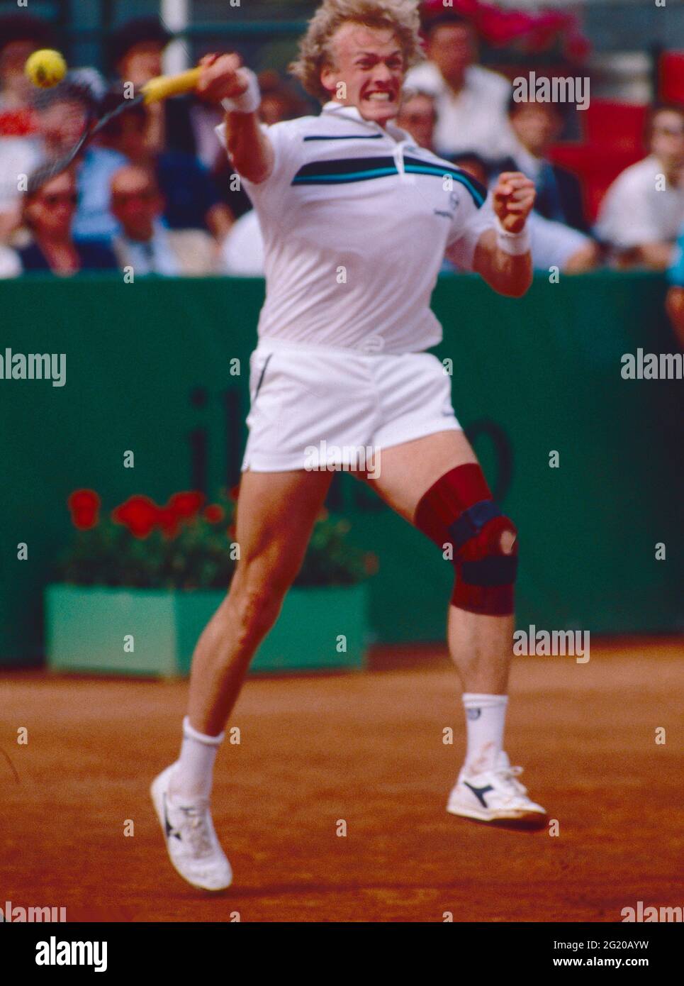 Swedish tennis player Kent Carlsson, French Open 1988 Stock Photo - Alamy