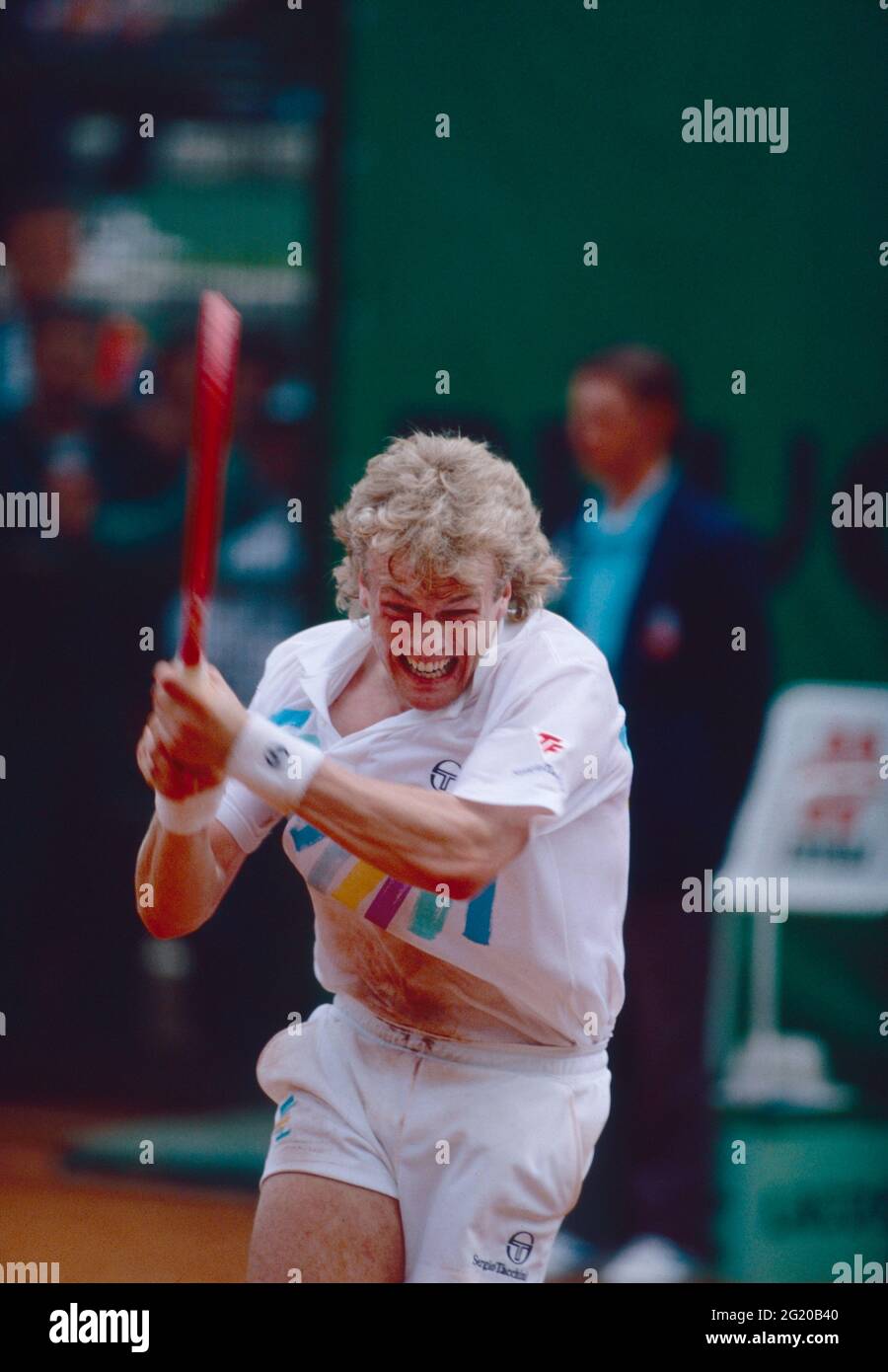 Swedish tennis player Kent Carlsson, French Open 1988 Stock Photo Alamy