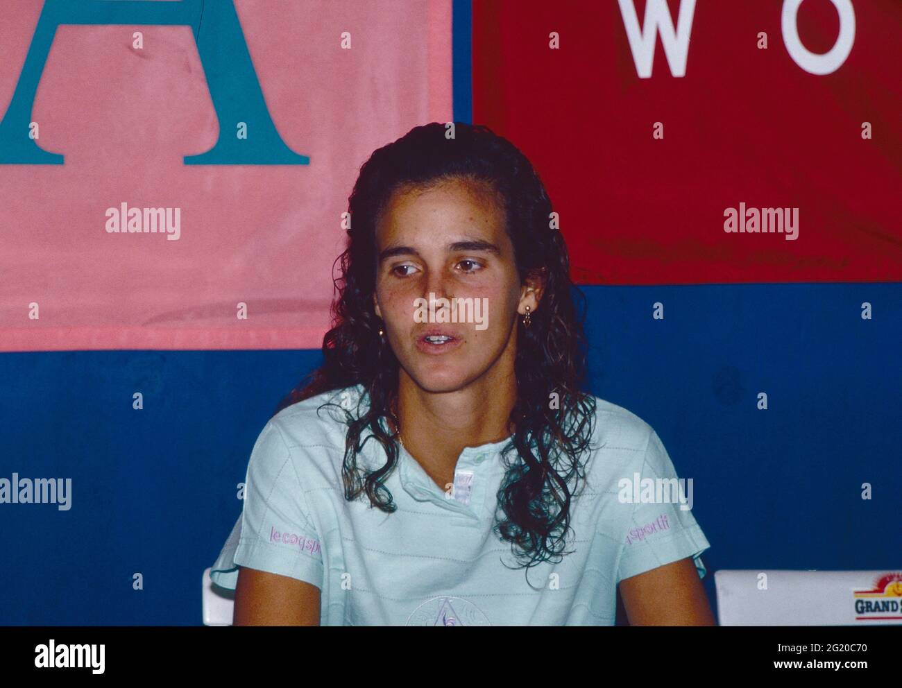American tennis player Mary Joe Fernandez, Fitgar Ladies, Milan 1991 Stock Photo